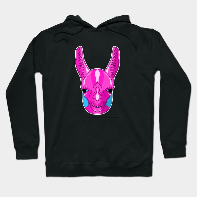 cute alpaca face Hoodie by dwalikur